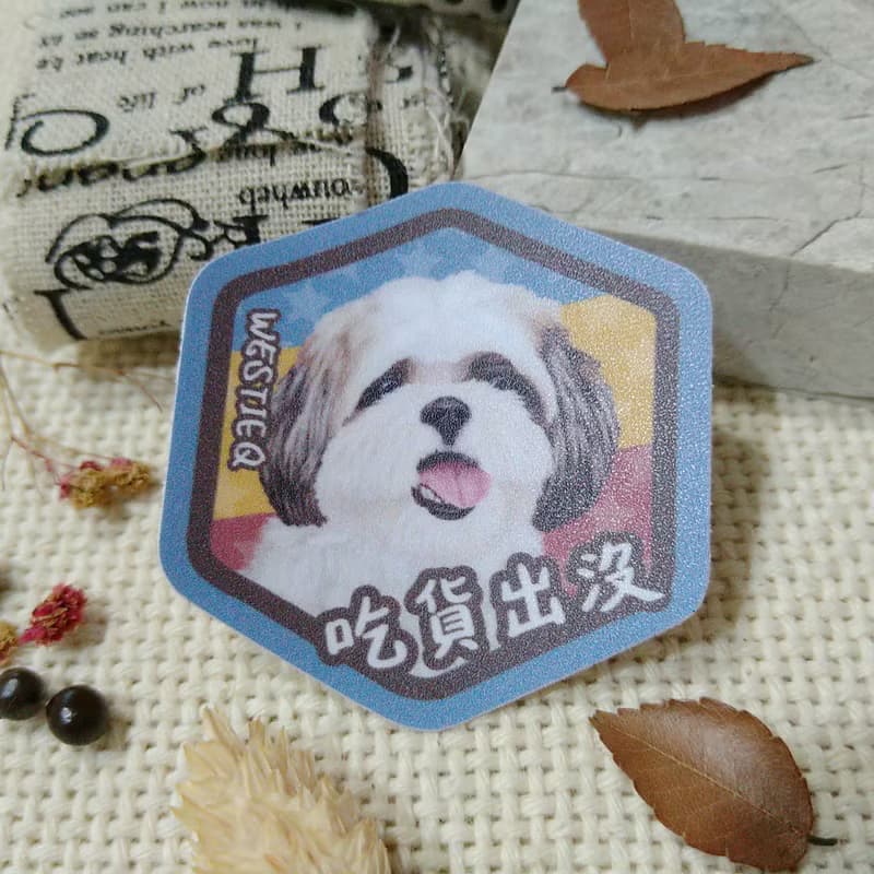 西施犬(妹醬)-春聯-防水貼紙~利是封-揮春-福貼-車貼-行李箱貼