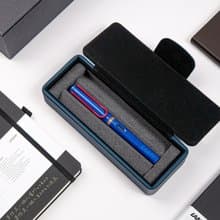 【雷雕免費刻字】LAMY 皮革筆盒 / SAFARI 系列 - 限量 藍紅