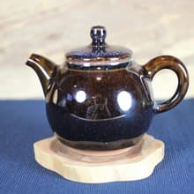 【母親節禮物】天目釉手工茶壺 鶯歌名家葉敏祥手工作品