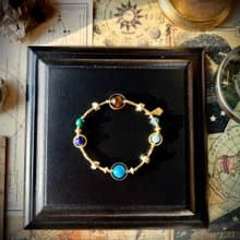 -存在的總和-天然水晶手鏈/黃銅手鍊