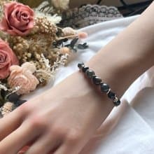 升職防小人 黑髮晶 拉長石 黑曜 天然水晶手鏈