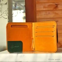 マネークリップの折財布B　No.2　ブッテーロ