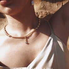 SYUAN JEWELRY | Empress 女皇— 鍍18K手工鏈鋯石項鍊