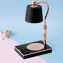 【Les nez 香鼻子】北歐香氛融蠟燈 霧黑金(USB+定時版)