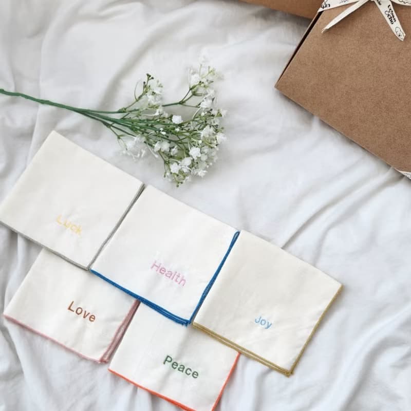 Wish Sochang( Premium Flour Sack Cotton)  Kitchen Towel/Handkerchief  5ea set