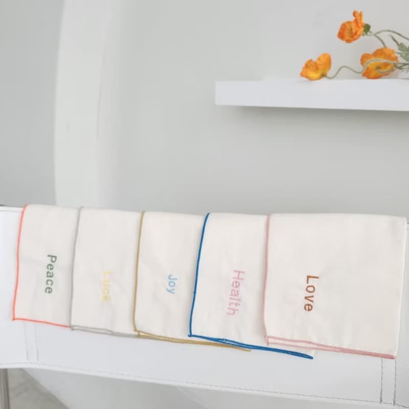 Wish Sochang( Premium Flour Sack Cotton)  Kitchen Towel/Handkerchief  5ea set