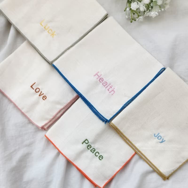 Wish Sochang( Premium Flour Sack Cotton)  Kitchen Towel/Handkerchief  5ea set