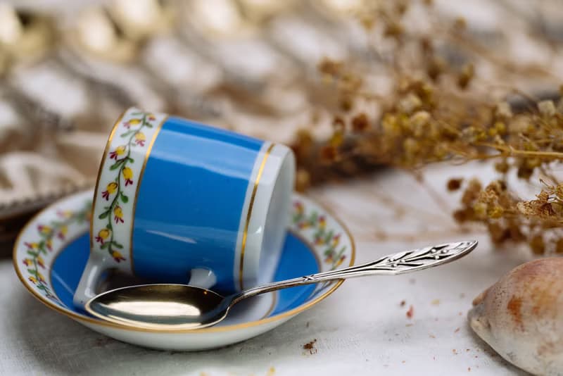 植物造型小銀匙組12根 - 西洋古董