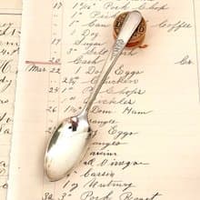 Vintage 1940s 美國Holmes&Edwards鍍銀小茶匙