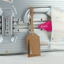 craft leather luggage tags ver.1