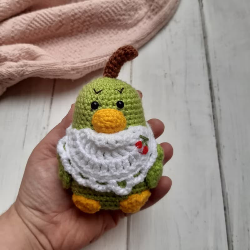 Small Duck Pear Toy, Stuffed toys, Plush toys, Stuffed animals, Gift for Mom