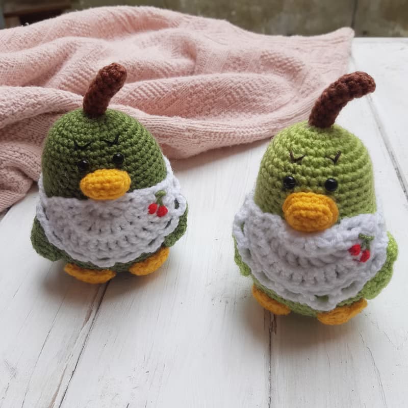 Small Duck Pear Toy, Stuffed toys, Plush toys, Stuffed animals, Gift for Mom