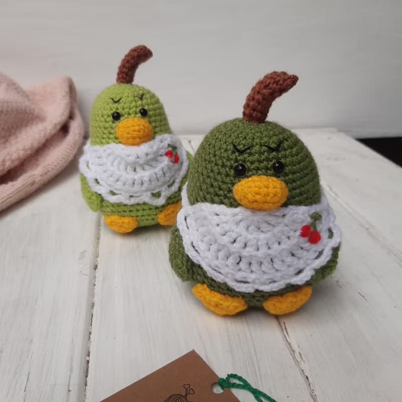 Small Duck Pear Toy, Stuffed toys, Plush toys, Stuffed animals, Gift for Mom