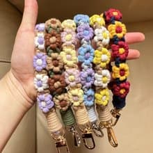 【現貨】 手腕款 雙色花 六瓣花花手機掛繩 電話繩