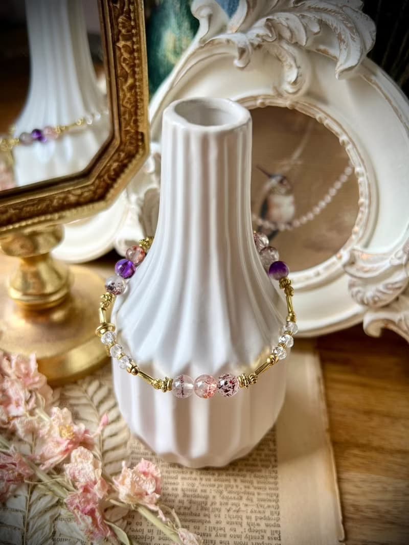 -拉斐爾美學-天然水晶手鏈/黃銅手鍊