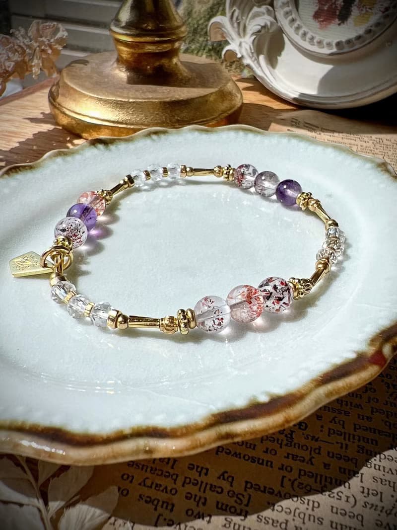 -拉斐爾美學-天然水晶手鏈/黃銅手鍊