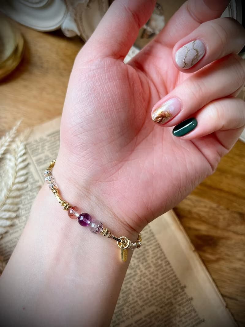 -拉斐爾美學-天然水晶手鏈/黃銅手鍊