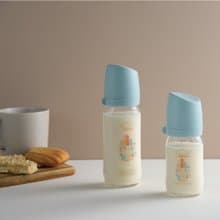 【farlin 】城市心旅行 寬口玻璃奶瓶 160ml/240ml  吉達
