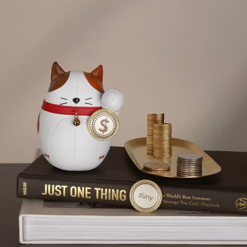 【紙鎮】招財貓 Lucky Cat Fu (富貓) 擺飾 | 開運 送禮 開店禮