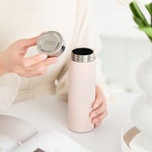【小巧輕便】羽毛保溫杯 240ml 超輕保溫瓶 隨手杯-香港限定 情人