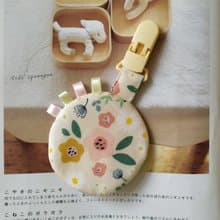 【5日內出貨】小花 圓型平安符袋 緞帶款 彌月禮物 平安符袋