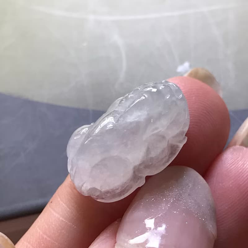 【招財神獸】冰種翡翠貔貅 | 裸石 | 天然緬甸A貨翡翠 | 送禮