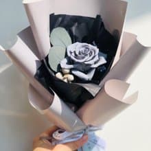 wbfxhm / Je t'aime 莫凡森林霧感灰不凋小花束四款S