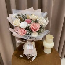 永生玫瑰花束 情人節花束 告白花束 求婚花束