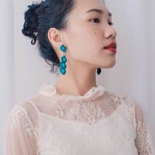 刺繡耳飾 - Edamame Eardrop 毛豆萬歲