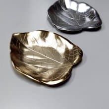 日本Shinko 日本製餐具-心型葉片小碟-金色款
