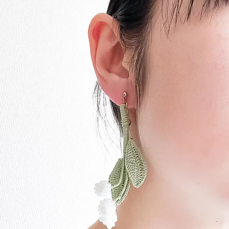 鈴蘭 ピアス/イヤリング