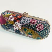 古典零碎花片眼鏡盒/筆盒/首飾盒