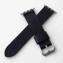 蘋果手錶表帶。黑色。真皮手工製作。任何尺寸。