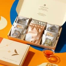 【烘培職人攜手】中秋禮盒 | 茶餅x茶包 10入( 伴手禮、附提袋)