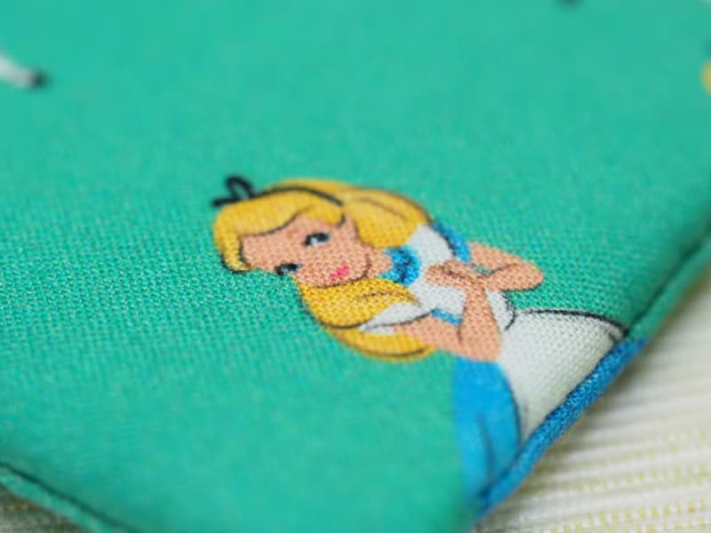 【Gi LAI】6.5*26Cm環保雙層筷袋 餐具袋-愛莉絲女孩