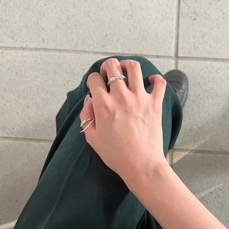 奶油 純銀戒
