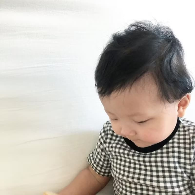 韓國嬰幼兒格子居家服套裝 •Gentleman Set•