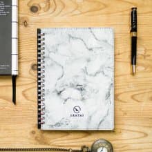 A5 抽取式仿皮革活頁筆記本-戀戀風塵。純封面/封底