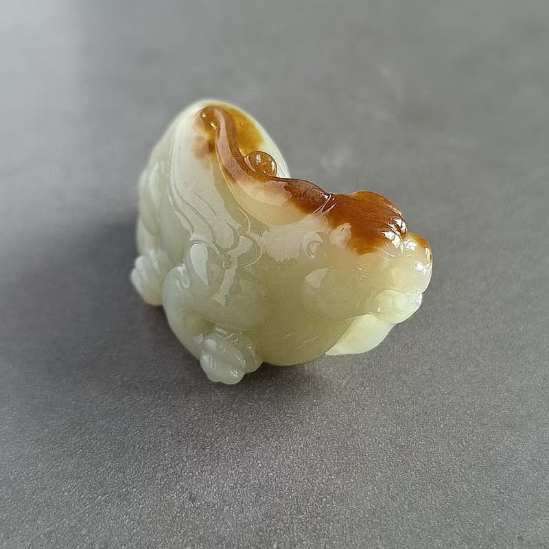 招財貔貅吊墜 | 天然和田玉玉器