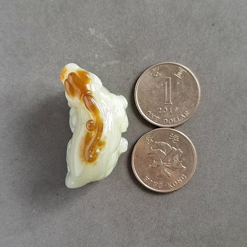招財貔貅吊墜 | 天然和田玉玉器