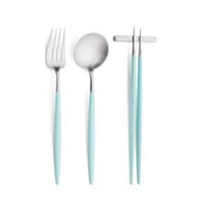 葡萄牙 Cutipol  GOA   蒂芬妮銀  中餐三件組(叉匙筷子組)