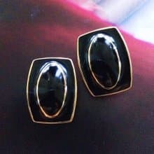 Vintage Jewelry 西洋古董飾品  MONET 經典 針式耳環