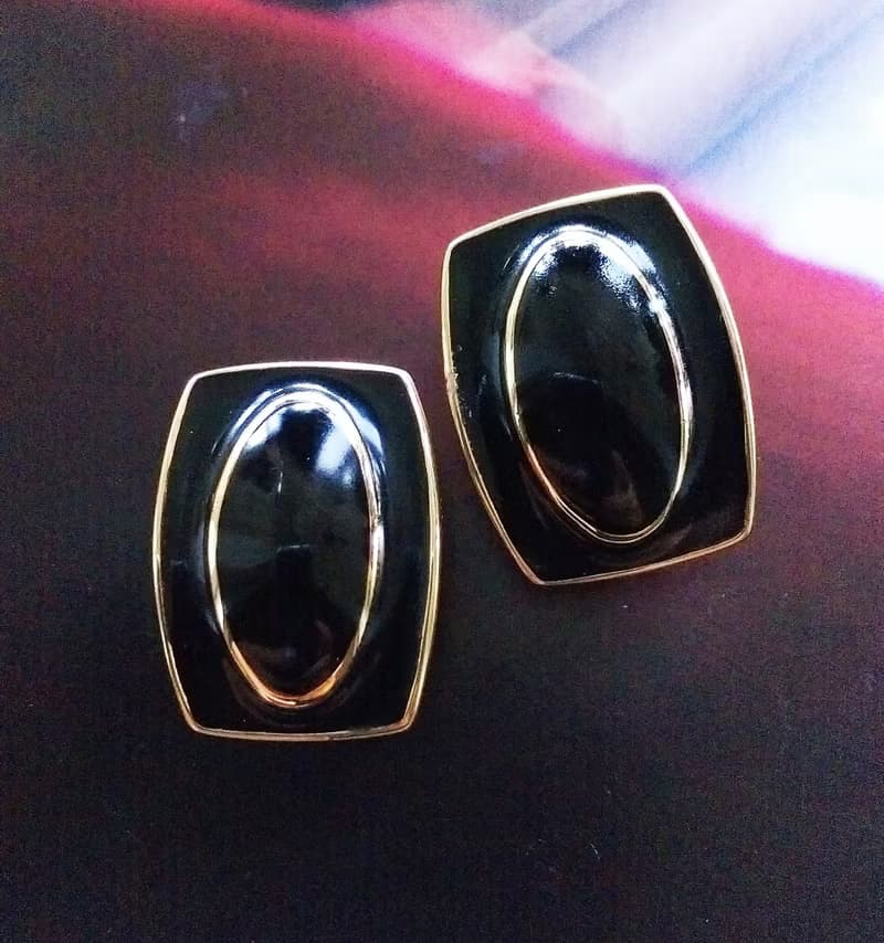 Vintage Jewelry 西洋古董飾品  MONET 經典 針式耳環