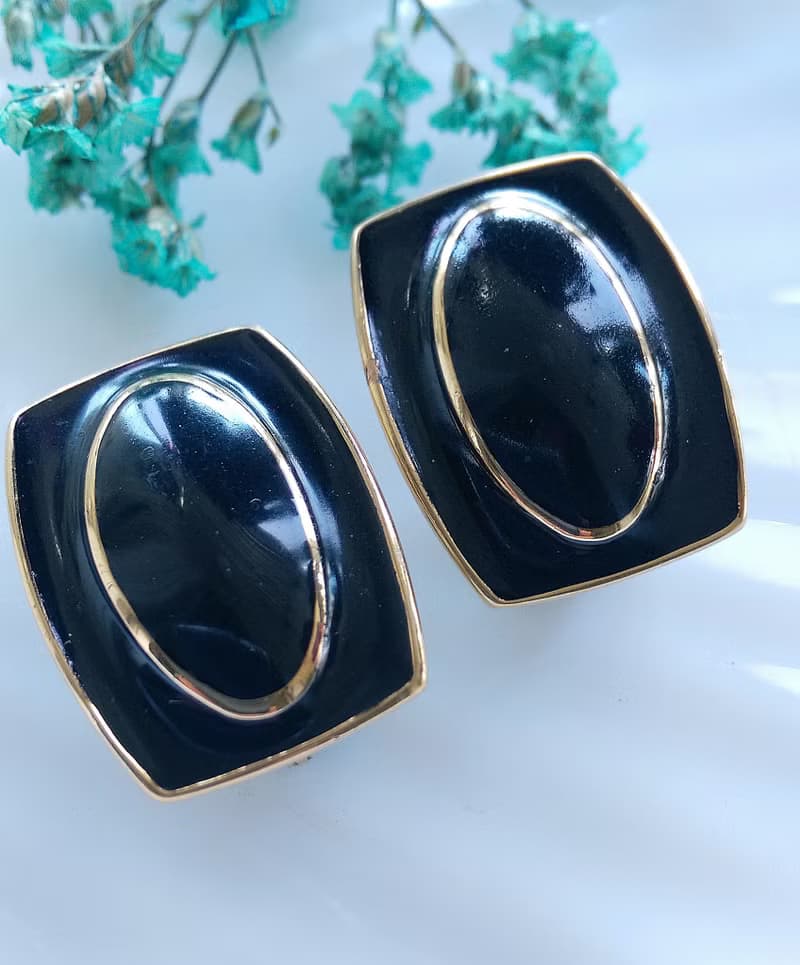 Vintage Jewelry 西洋古董飾品  MONET 經典 針式耳環