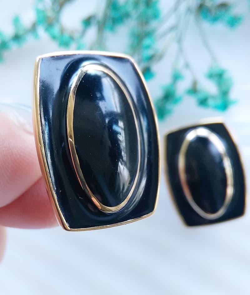 Vintage Jewelry 西洋古董飾品  MONET 經典 針式耳環
