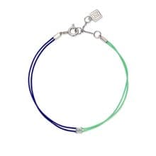 LA LIGNE ASSCHER FIL BRACELET BLUE APPLE