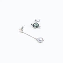 尼普頓珍珠不對稱耳環  Neptune asymmetrical pearl earrings