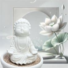 淨念吉祥小佛之衲靜小盤套組 結合完美禪意 打造充滿禪風生活空間