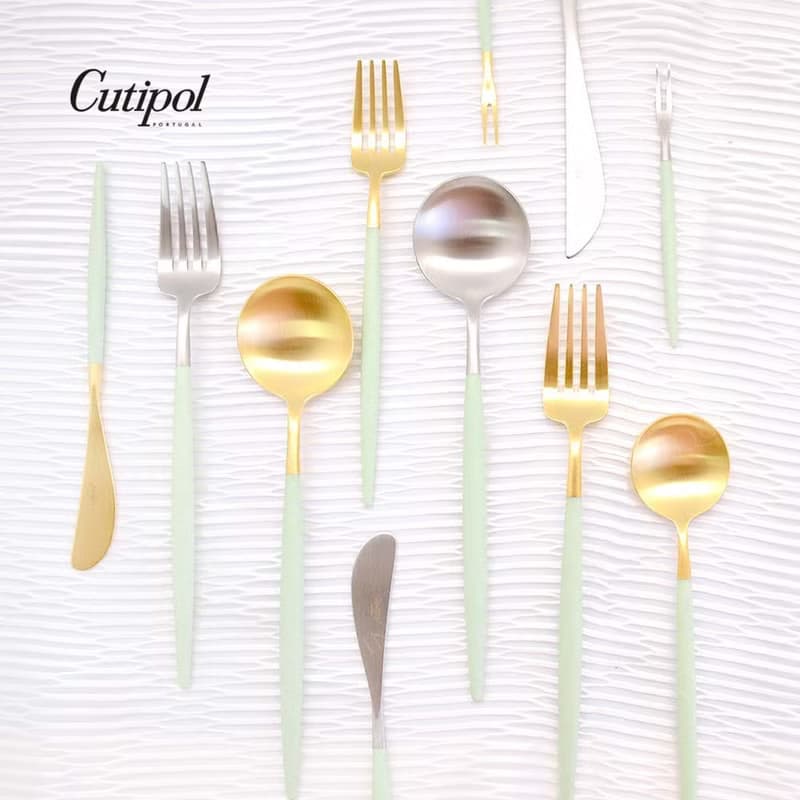 葡萄牙Cutipol GOA系列青玉柄12.5cm咖啡匙