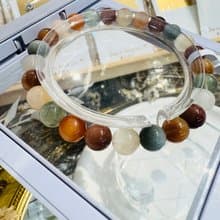 小資本滿順彩兔毛水晶7.5mm14.84g滿毛順髮強光正向積極遠離負面